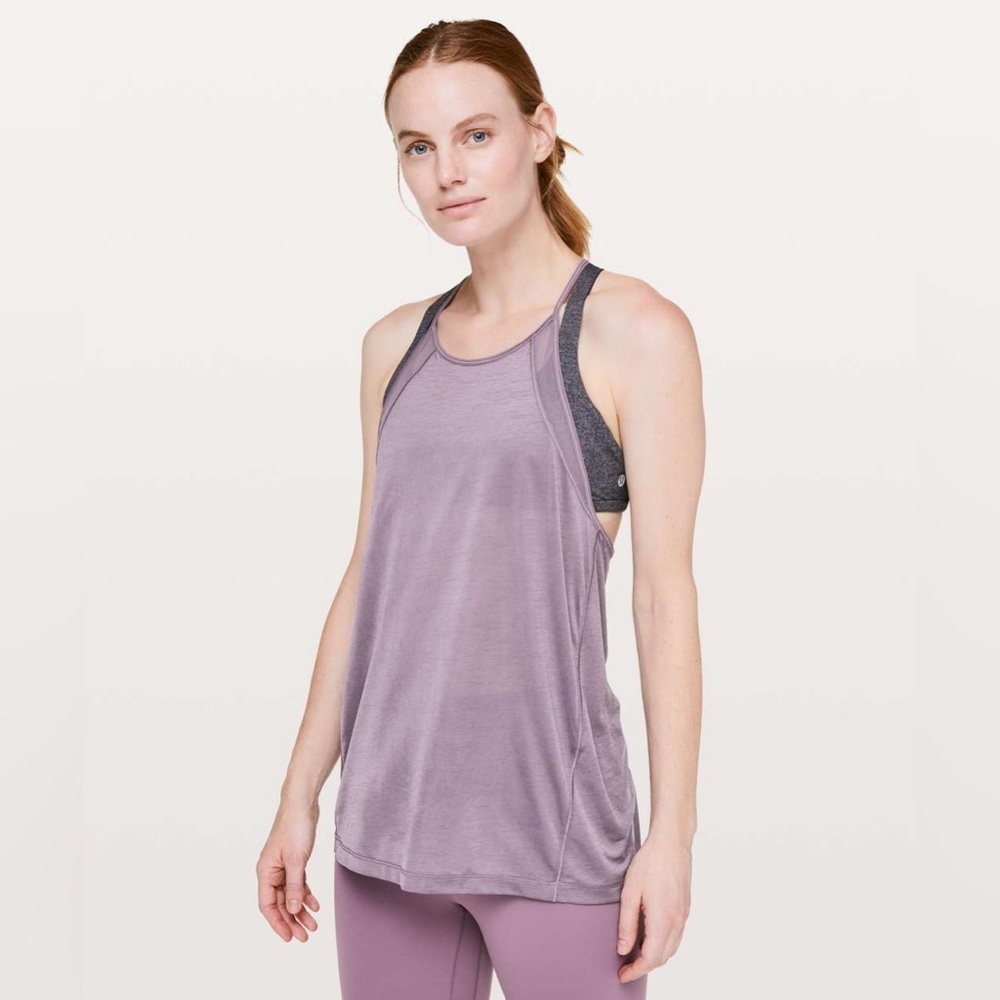 Lululemon Through The Movement Tank Smoked Mulberry - Picture 1 of 8